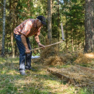Ingemar visar hur man hanterar en slaga