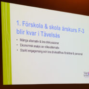 Skolan blir kvar!