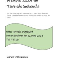 Årsmöte Tävelsås Sockenråd
